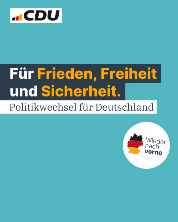 Für Frieden, Freiheit und Sicherheit. (4:5)