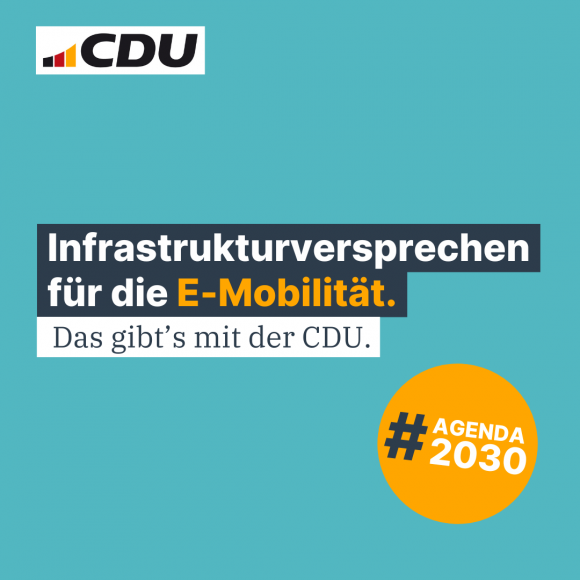 Infrastrukturversprechen für die E-Mobilität.