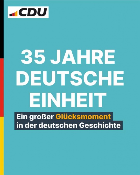 Ein großer Glücksmoment in der deutschen Geschichte