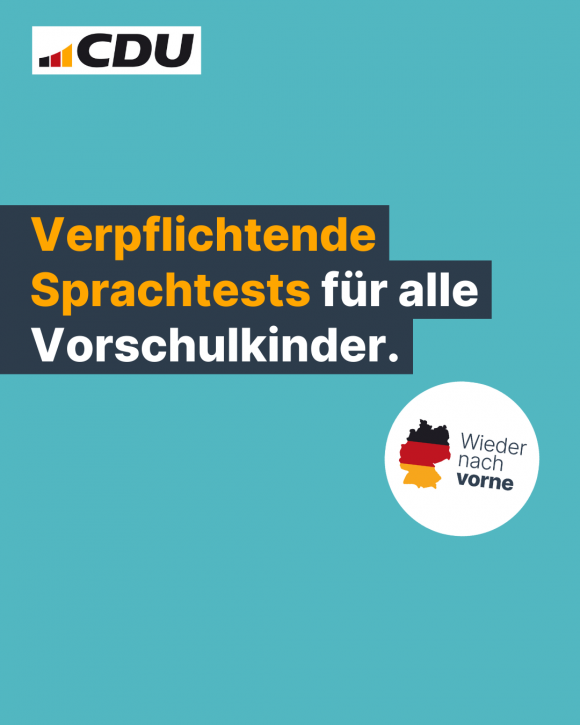 Verpflichtende Sprachtests für alle Vorschulkinder. (4:5)