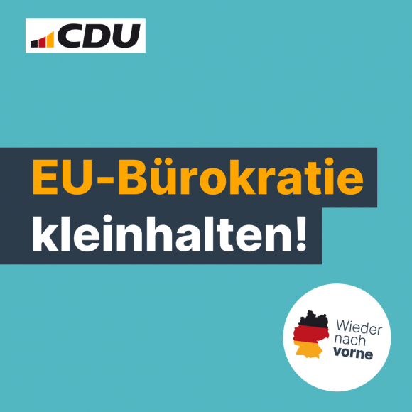 EU-Bürokratie kleinhalten