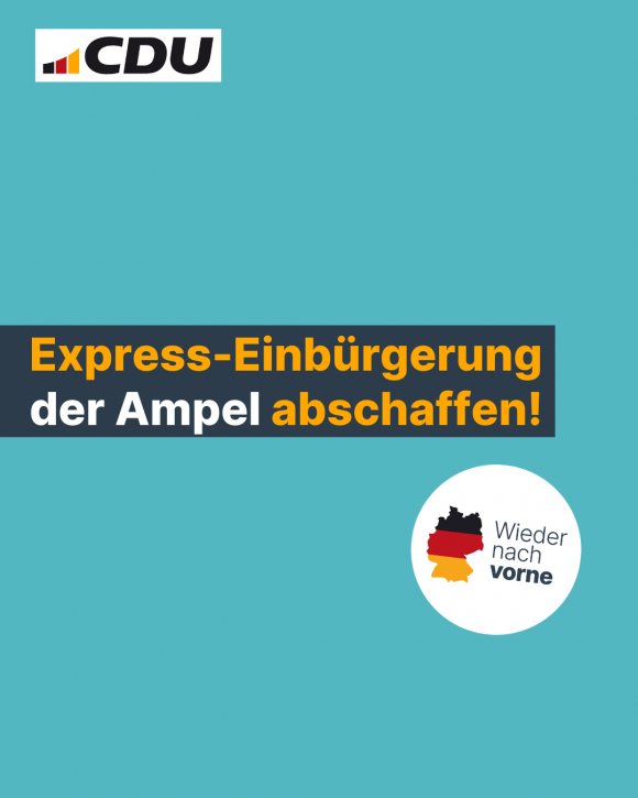 Express-Einbürgerung der Ampel abschaffen! (4:5)