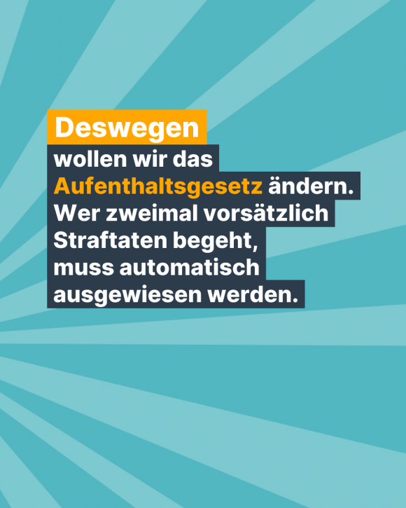 Swipe 2 zum Thema Politikwechsel – Migration (4:5)