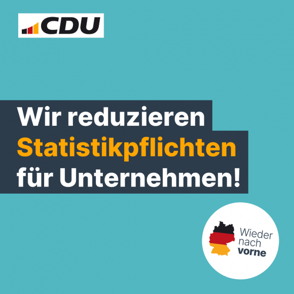 Wir reduzieren Statistikpflichten für Unternehmen