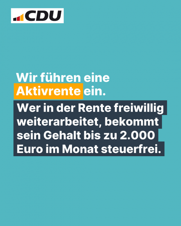 Swipe 3 zum Thema Sofortprogramm für Wohlstand und Sicherheit