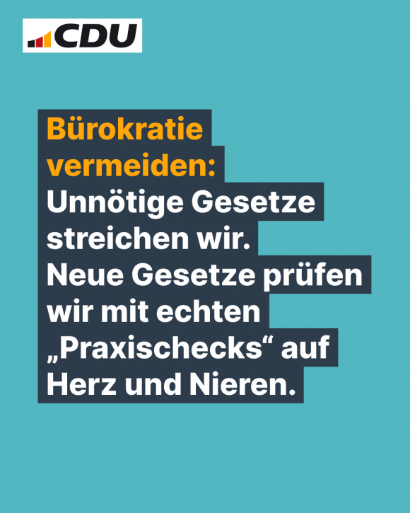 Bürokratie vermeiden