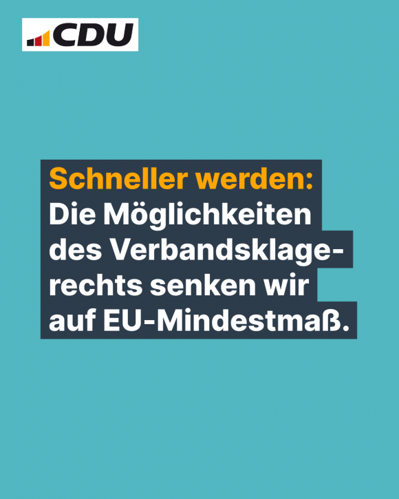 Schneller werden Verbandsklagen