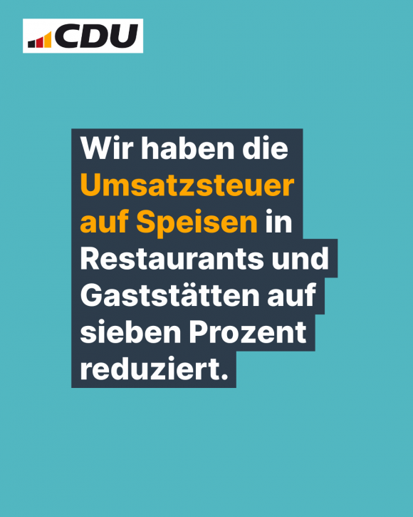 Umsatzsteuer Speisen