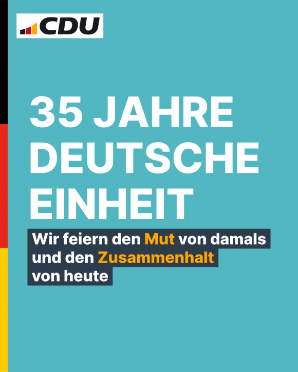 Wir feiern den Mut von damals und den Zusammenhalt von heute