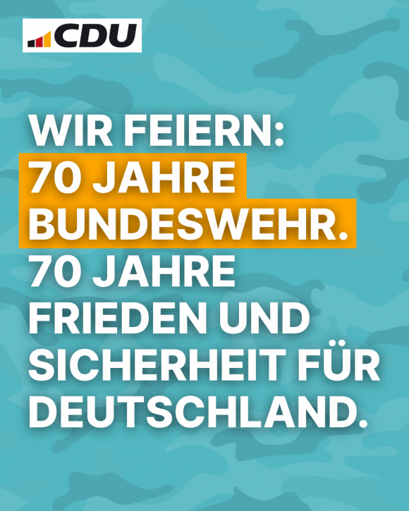 Wir feiern 70 Jahre Bundeswehr