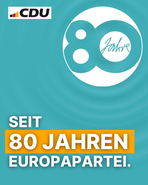 Seit 80 Jahren Europapartei