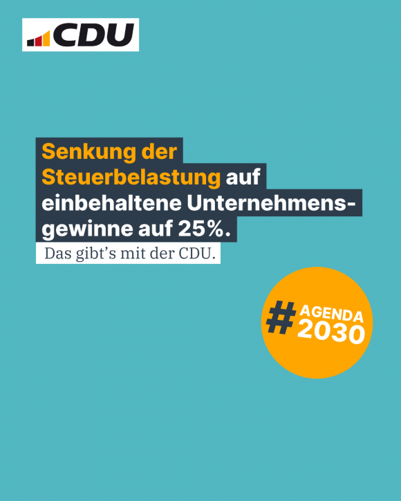 Senkung der Steuerbelastung (4:5)