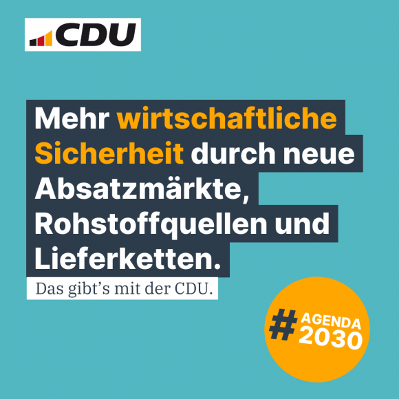 Absatzmärkte, Rohstoffquellen und Lieferketten