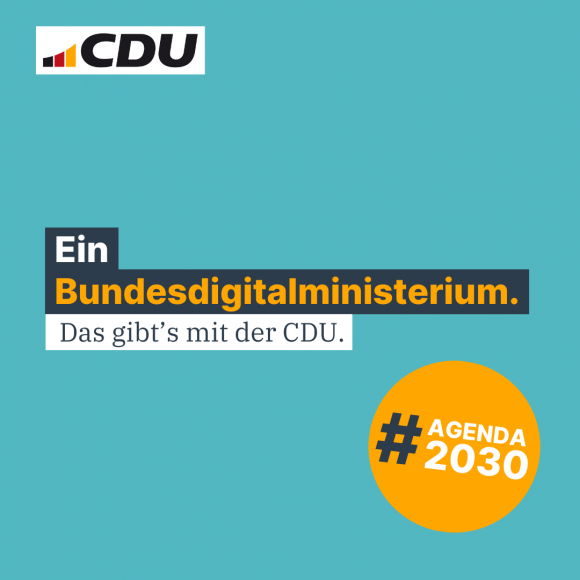 Ein Bundesdigitalministerium.