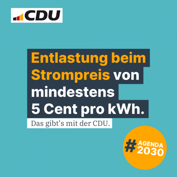 Entlastung beim Strompreis