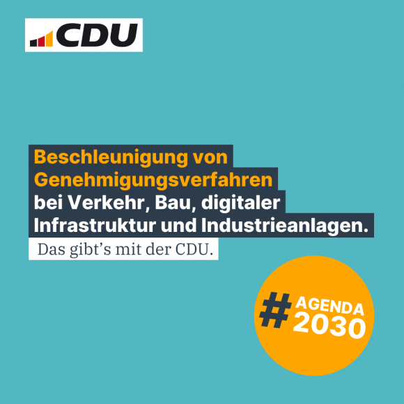 Beschleunigung von Genehmigungsverfahren