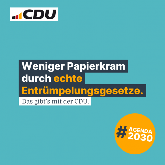 Echte Entrümpelungsgesetze