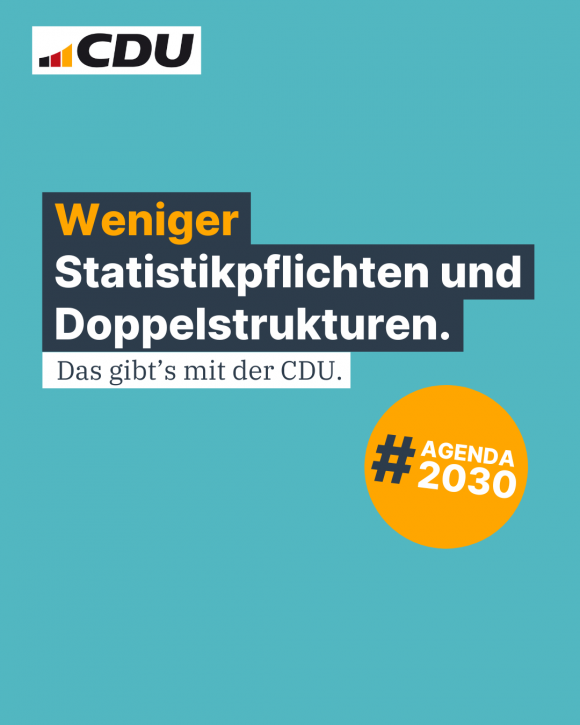 Weniger Statistikpflichten und Doppelstrukturen. (4:5)