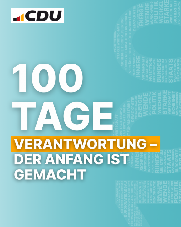 100 Tage Verantwortung - Der Anfang ist gemacht