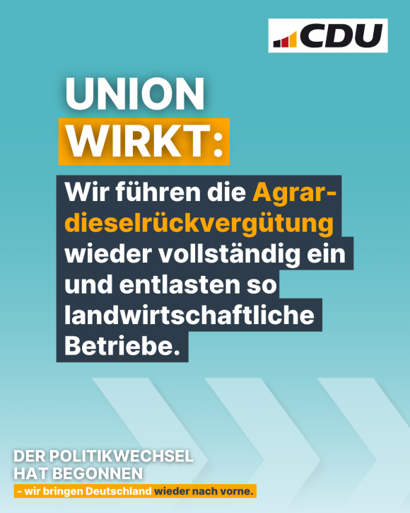 Agrardieselrückvergütung