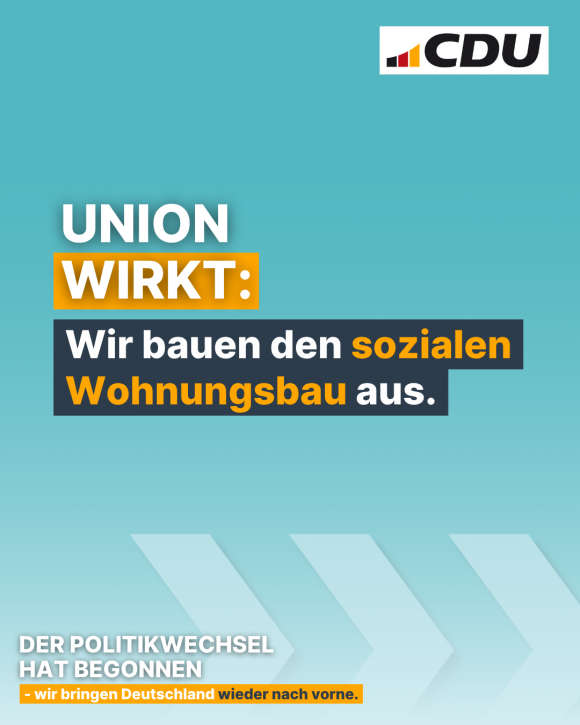 Wir bauen den sozialen Wohnungsbau aus