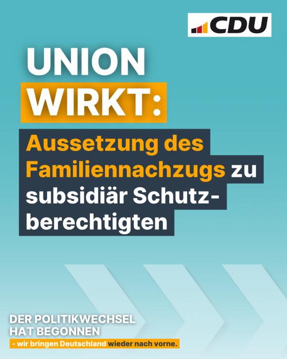 Aussetzung des Familiennachzugs