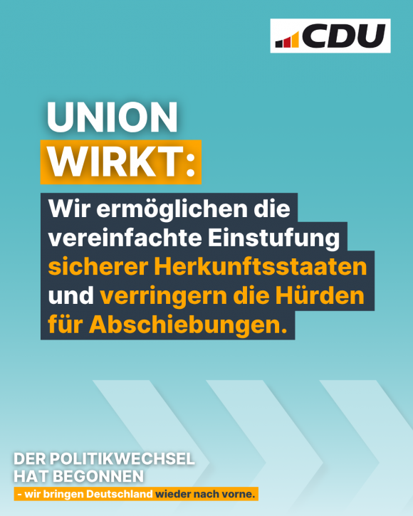 Vereinfachte Einstufung sicherer Herkunftsstaaten