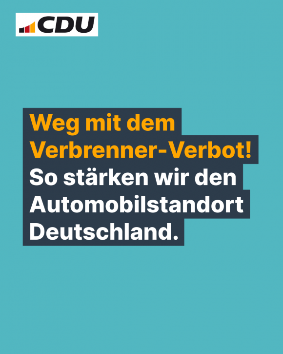 Weg mit dem Verbrenner-Verbot!