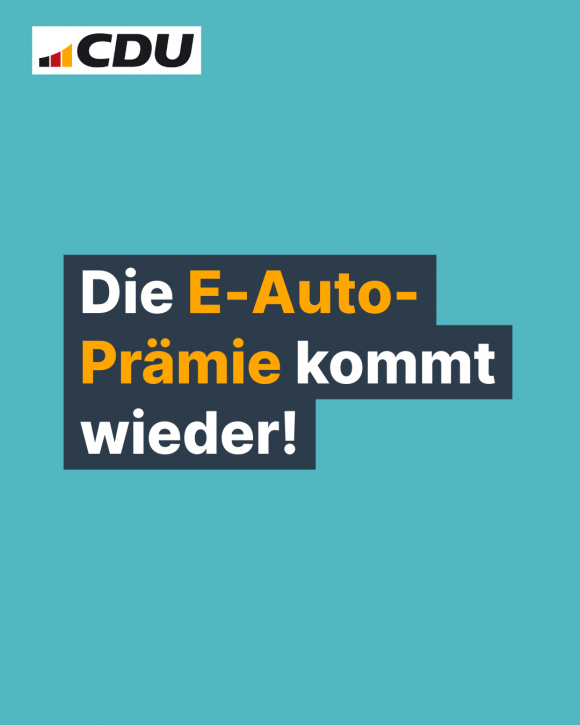 Die E-Auto-Prämie kommt wieder!
