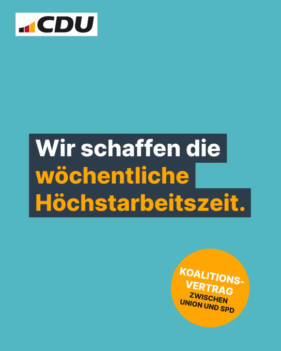 Wir schaffen die wöchentliche Höchstarbeitszeit