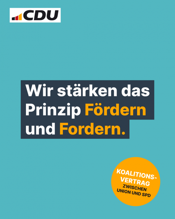 Wir stärken das Prinzip Fördern und Fordern