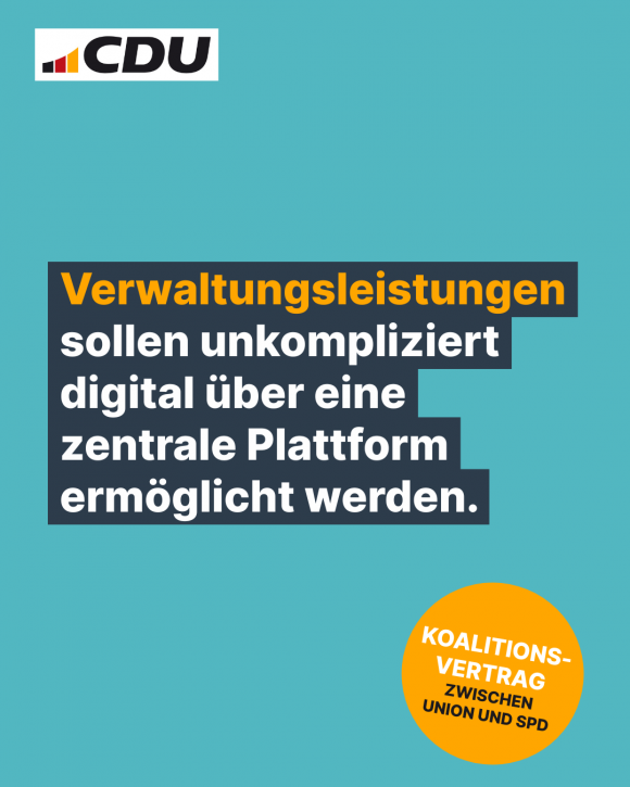 Verwaltungsleistungen sollen unkompliziert digital über eine zentrale Plattform ermöglicht werden