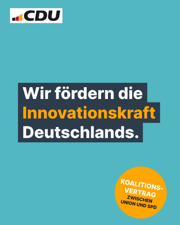Wir fördern die Innovationskraft Deutschlands