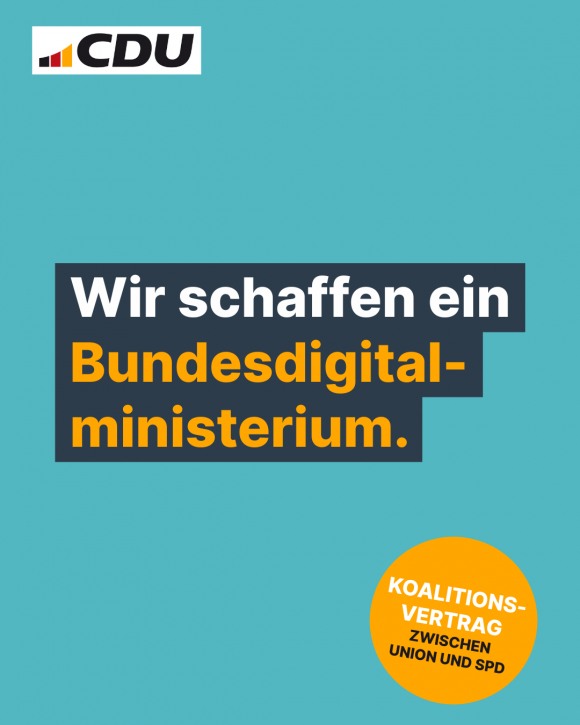 Wir schaffen ein Bundesdigitalministerium
