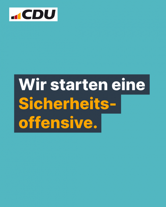 Wir starten eine Sicherheitsoffensive