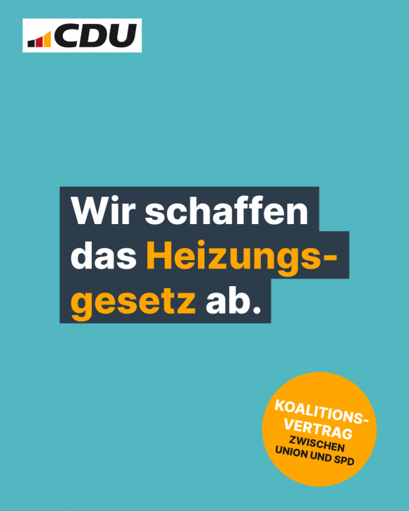 Wir schaffen das Heizungsgesetz ab