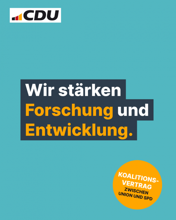 Wir stärken Forschung und Entwicklung