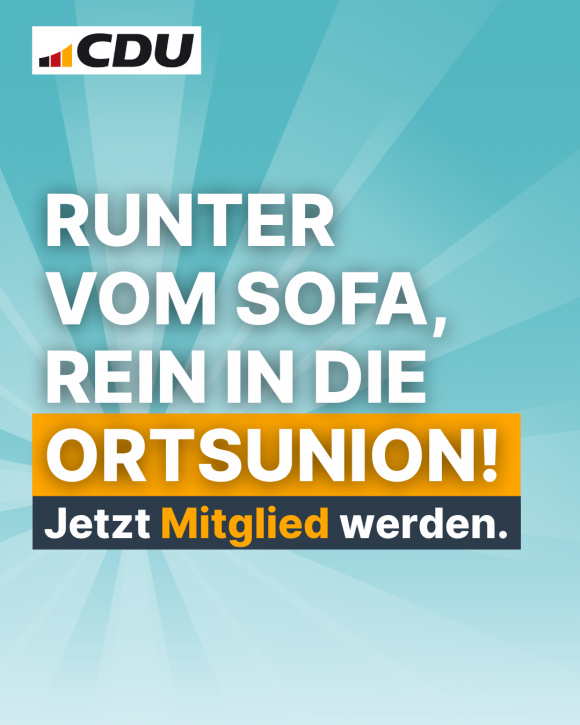 Runter vom Sofa, Rein in die Ortsunion