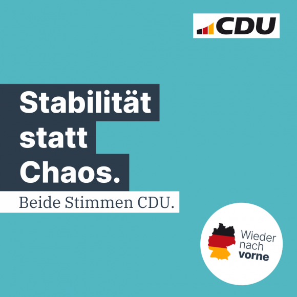 Stabilität statt Chaos.