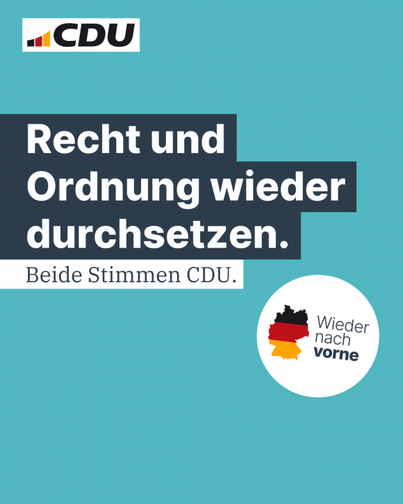 Recht und Ordnung wieder durchsetzen. (4:5)