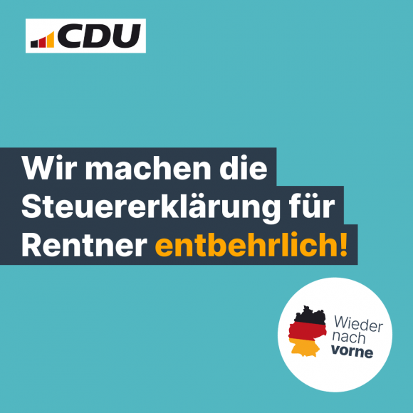 Wir machen die Steuererklärung für Rentner entbehrlich!
