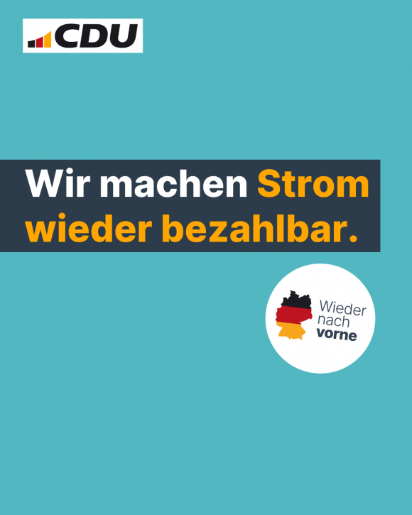 Wir machen Strom wieder bezahlbar. (4:5)