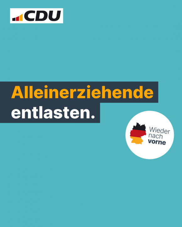 Alleinerziehende entlasten. (4:5)