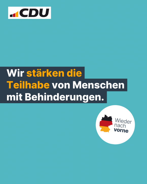 Wir stärken die Teilhabe von Menschen mit Behinderungen. (4:5)