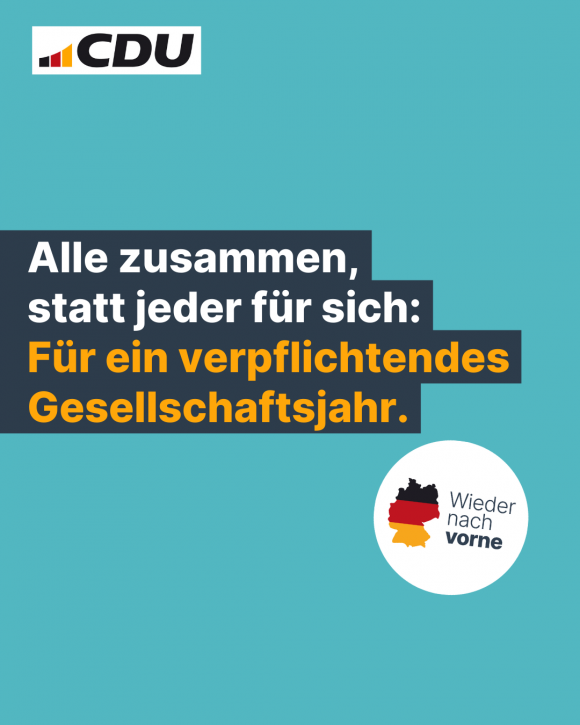 Alle zusammen, statt jeder für sich: Für ein verpflichtendes Gesellschaftsjahr. (4:5)