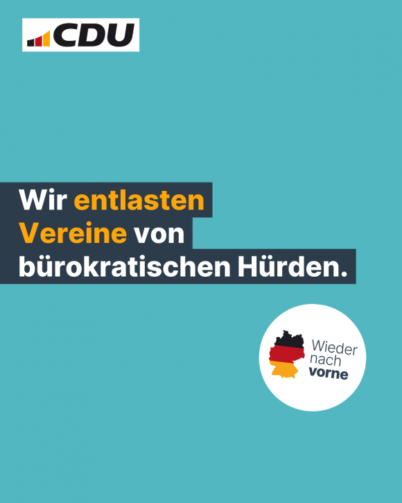 Wir entlasten Vereine von bürokratischen Hürden. (4:5)