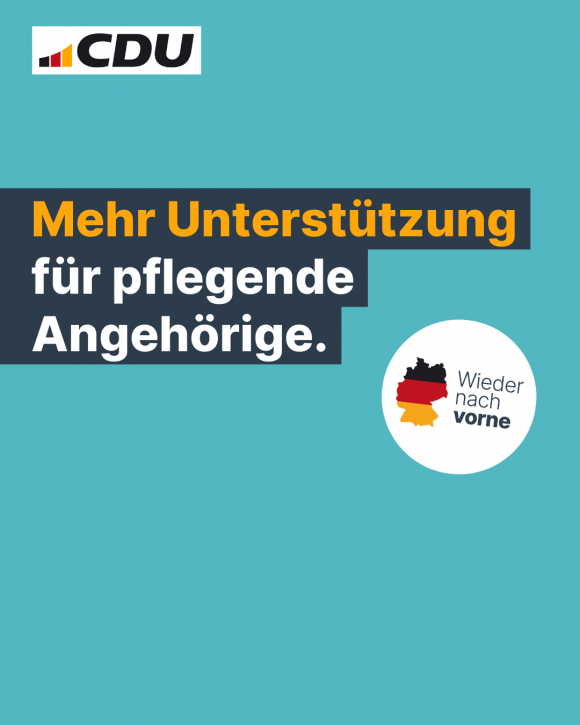 Mehr Unterstützung für pflegende Angehörige. (4:5)