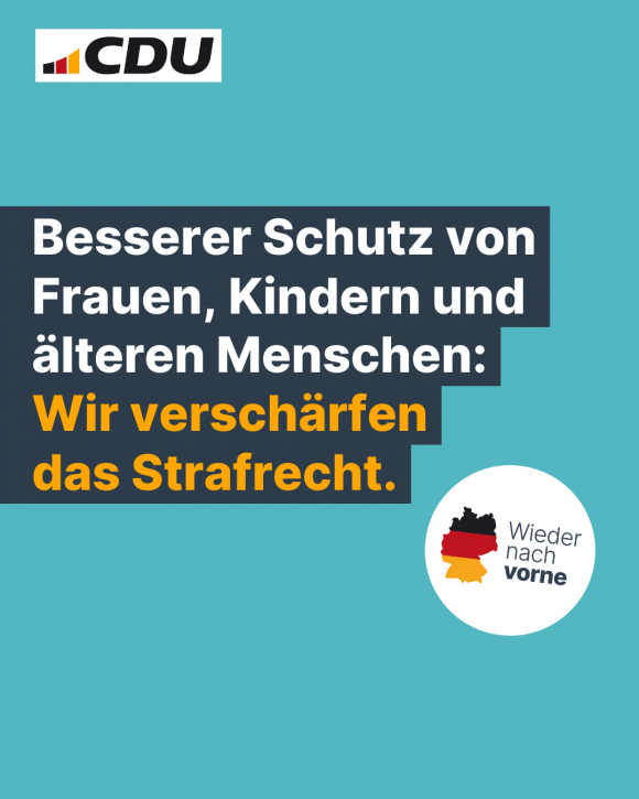 Besserer Schutz von Frauen, Kindern und älteren Menschen: Wir verschärfen das Strafrecht. (4:5)
