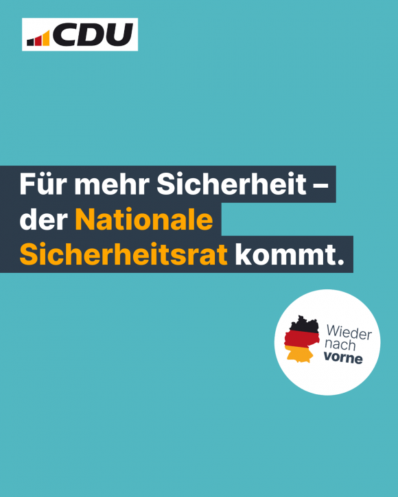 Für mehr Sicherheit – der Nationale Sicherheitsrat kommt. (4:5)