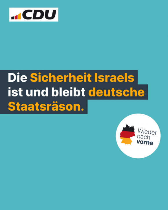 Die Sicherheit Israels ist und bleibt deutsche Staatsräson. (4:5)